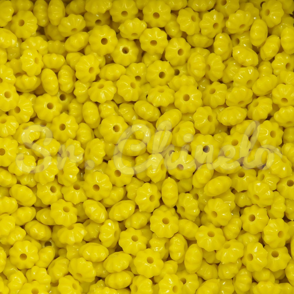 Pitanga de Acrílico, 06mm, Amarelo