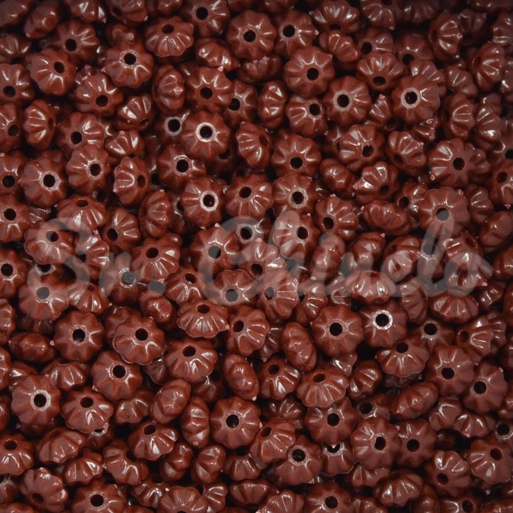 Pitanga de Acrílico, 06mm, Marrom Café