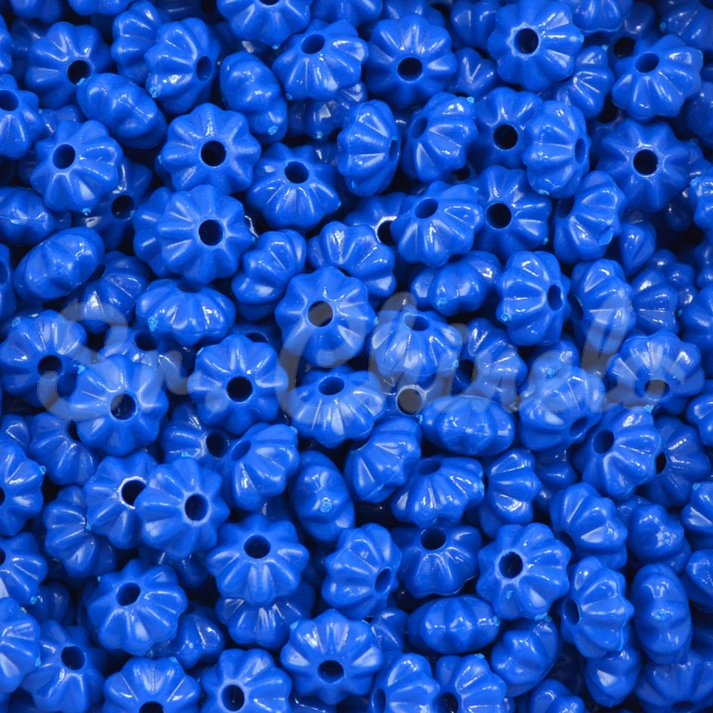 Pitanga de Acrílico, 08mm, Azul Royal