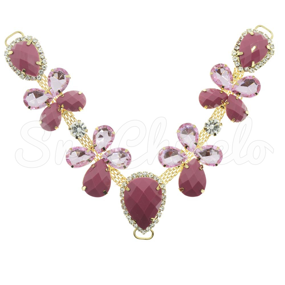 Cabedal Melissa, Passante, Rosa Fosco/Rosa