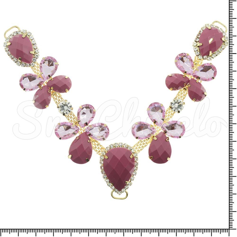 Cabedal Melissa, Passante, Rosa Fosco/Rosa