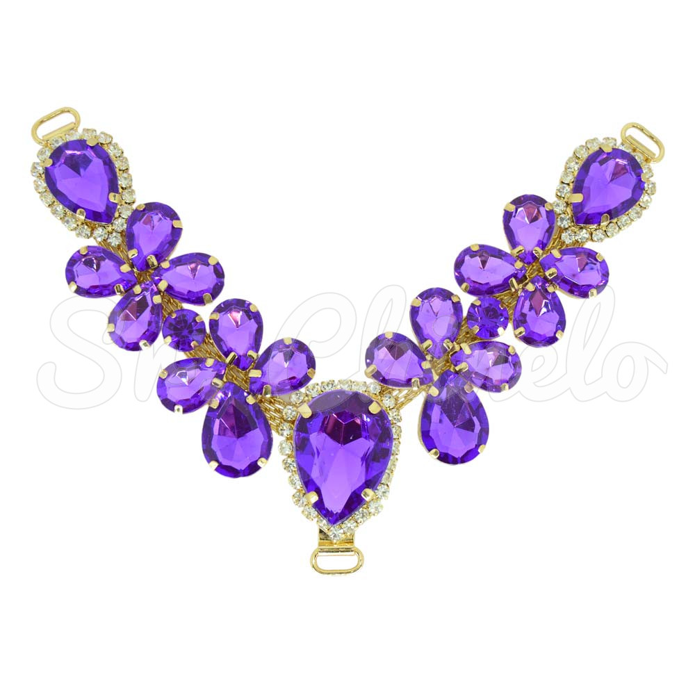 Cabedal Melissa, Passante, Roxo