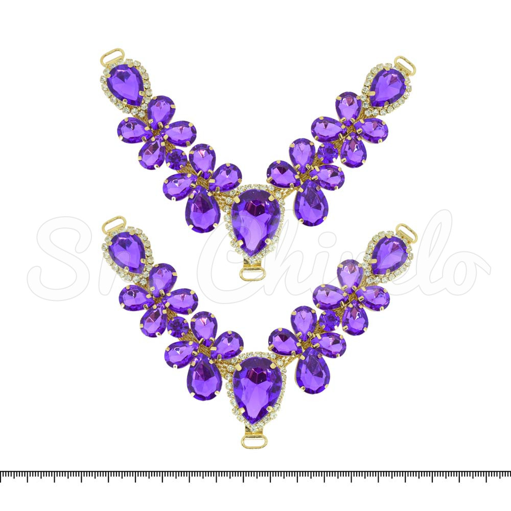 Cabedal Melissa, Passante, Roxo