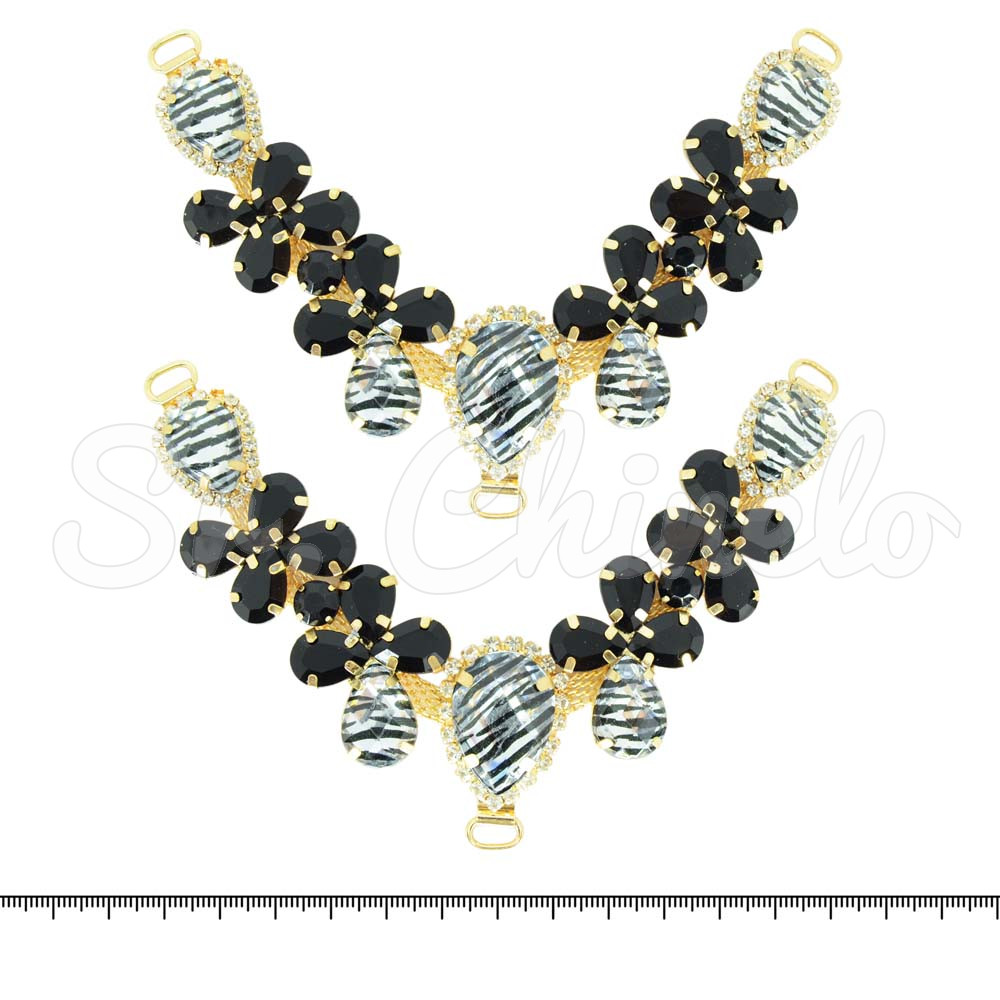 Cabedal Melissa, Passante, Zebra/Preto