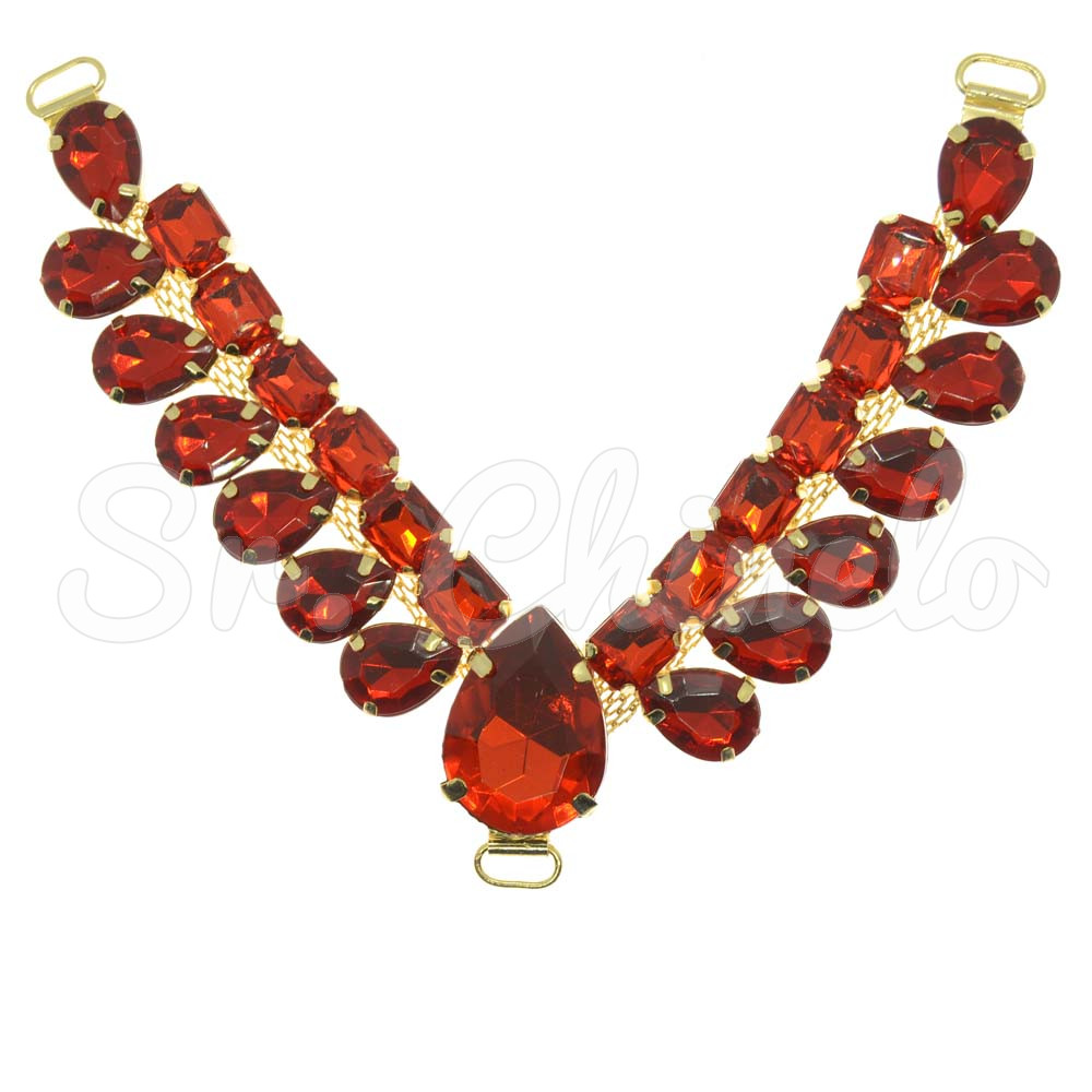 Cabedal Adele, Passante, Vermelho