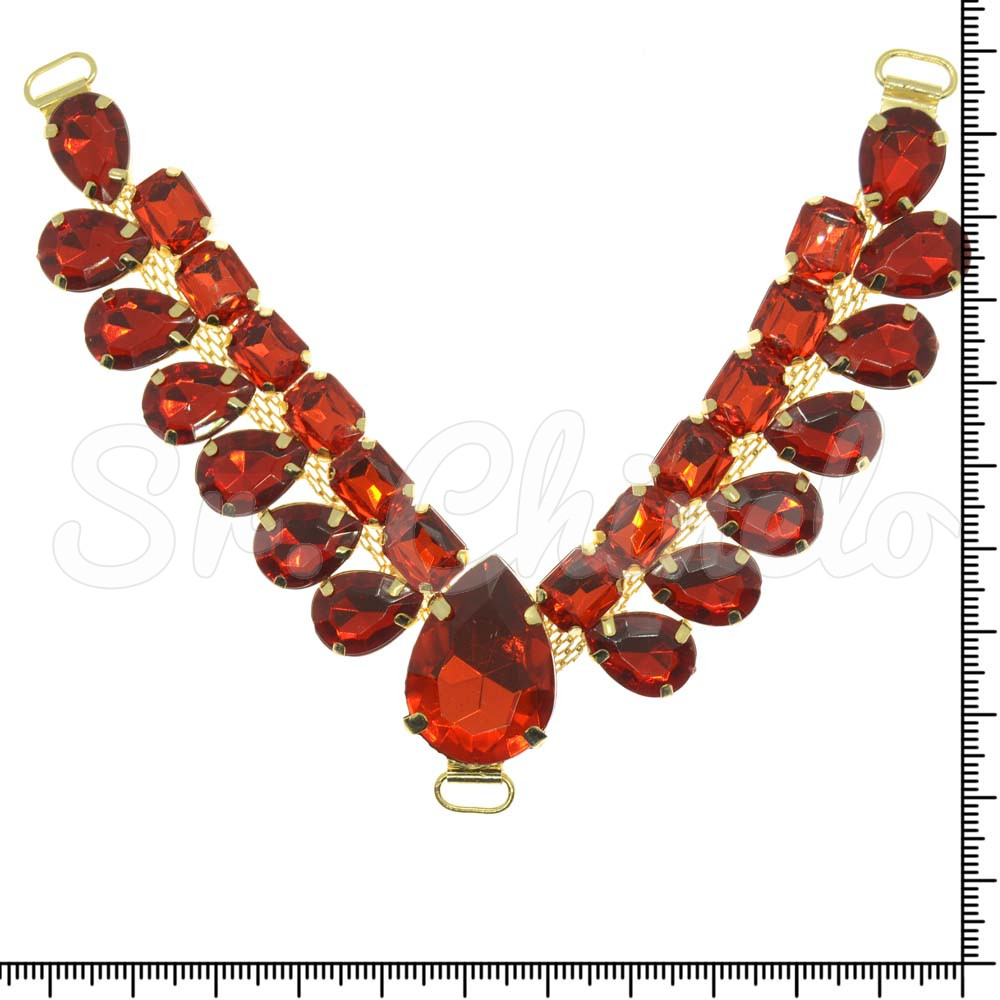 Cabedal Adele, Passante, Vermelho