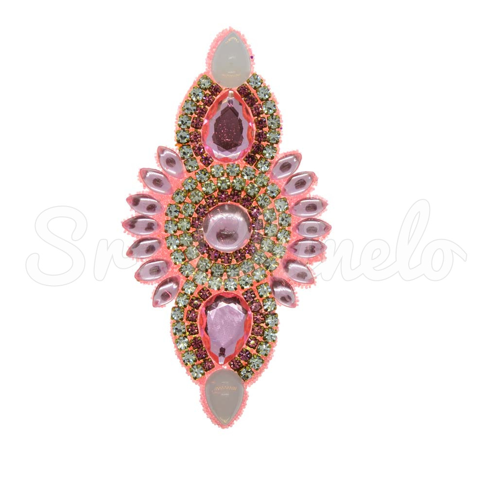 Cabedal Anahí, Tecido, Cocar, Rosa