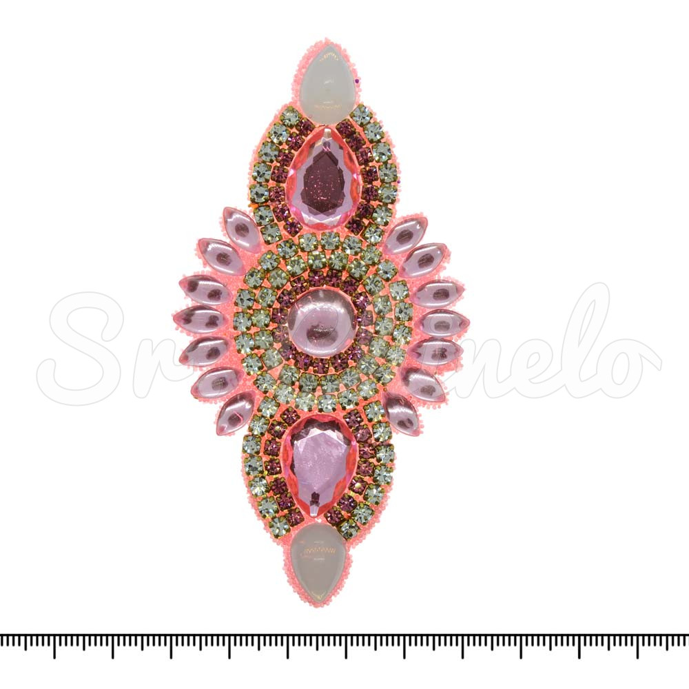 Cabedal Anahí, Tecido, Cocar, Rosa