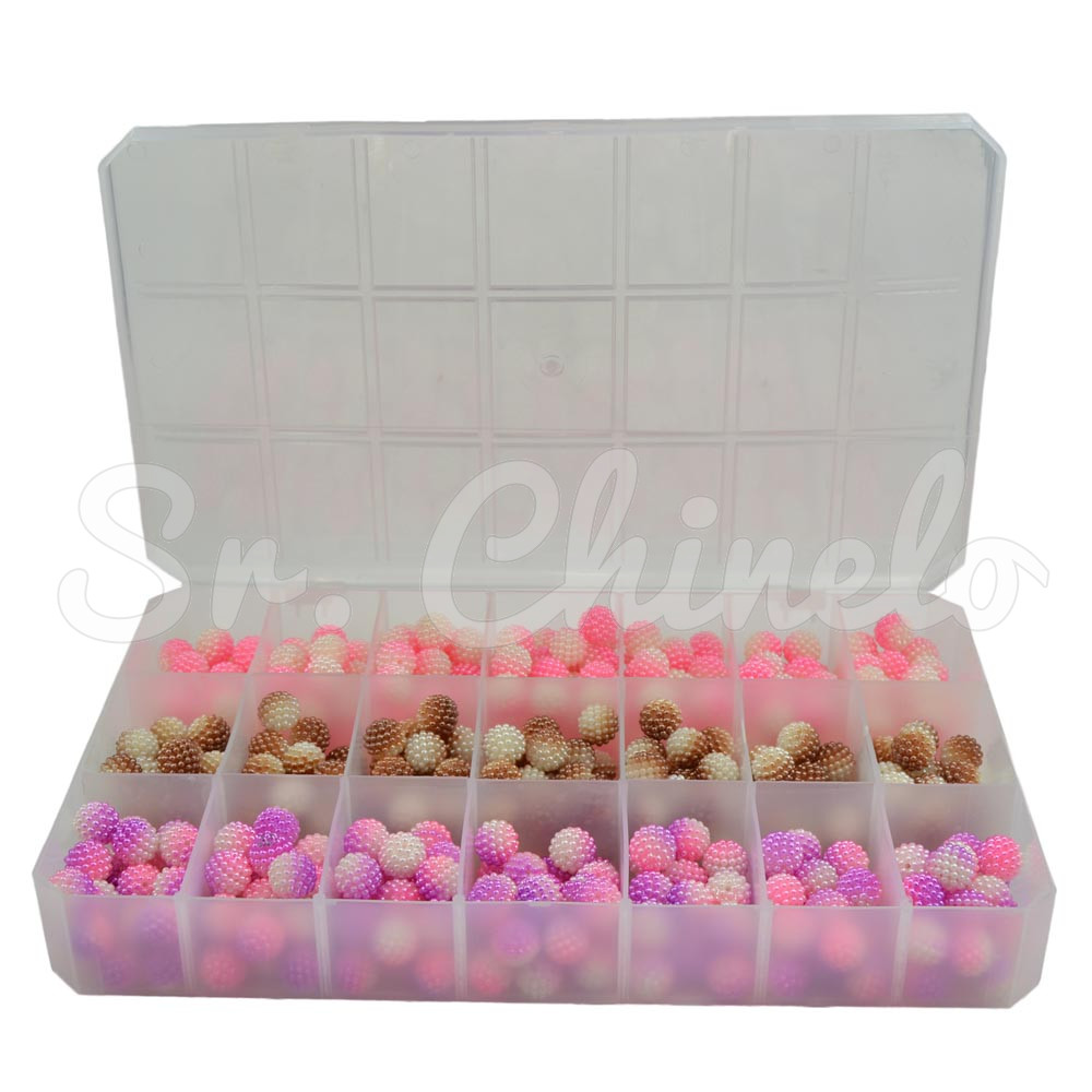 Caixa Organizadora, 21 Divisórias, Transparente