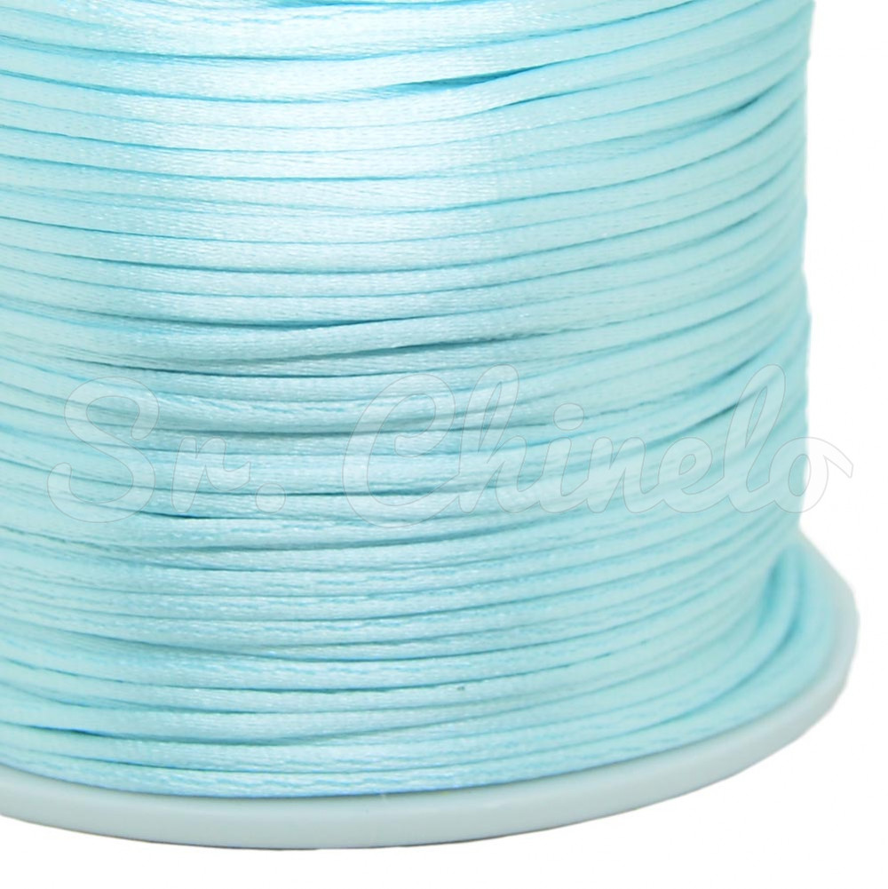 Fio de Seda, 1mm, Azul Bebê