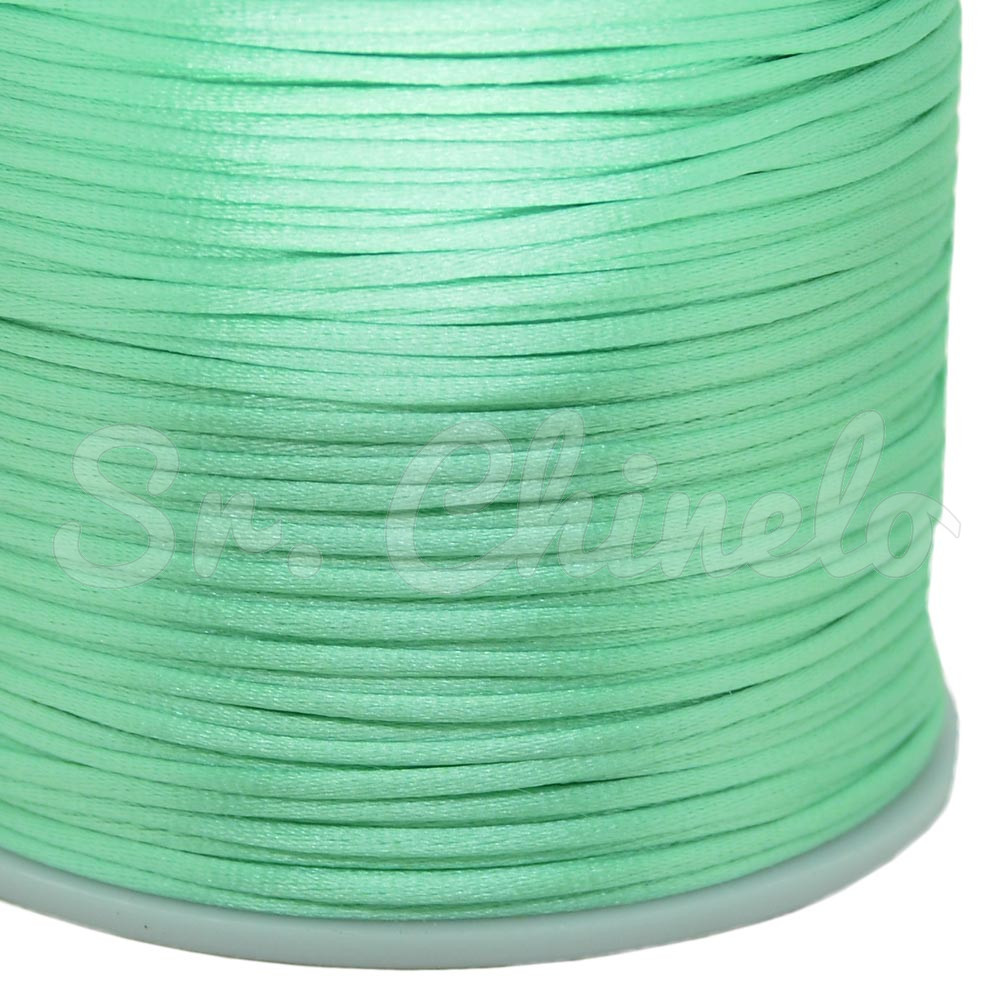 Fio de Seda, 1mm, Verde Menta