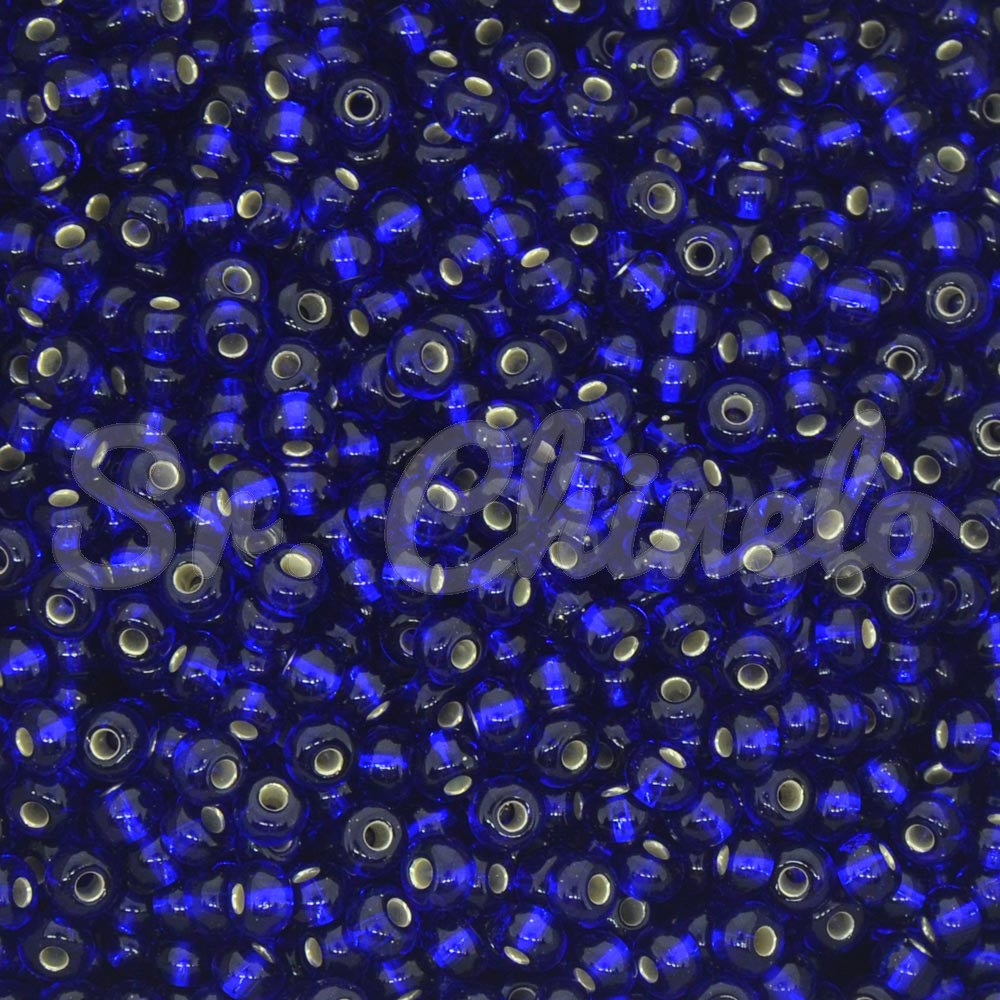 Miçangão Jablonex, 6/0, Azul Transparente