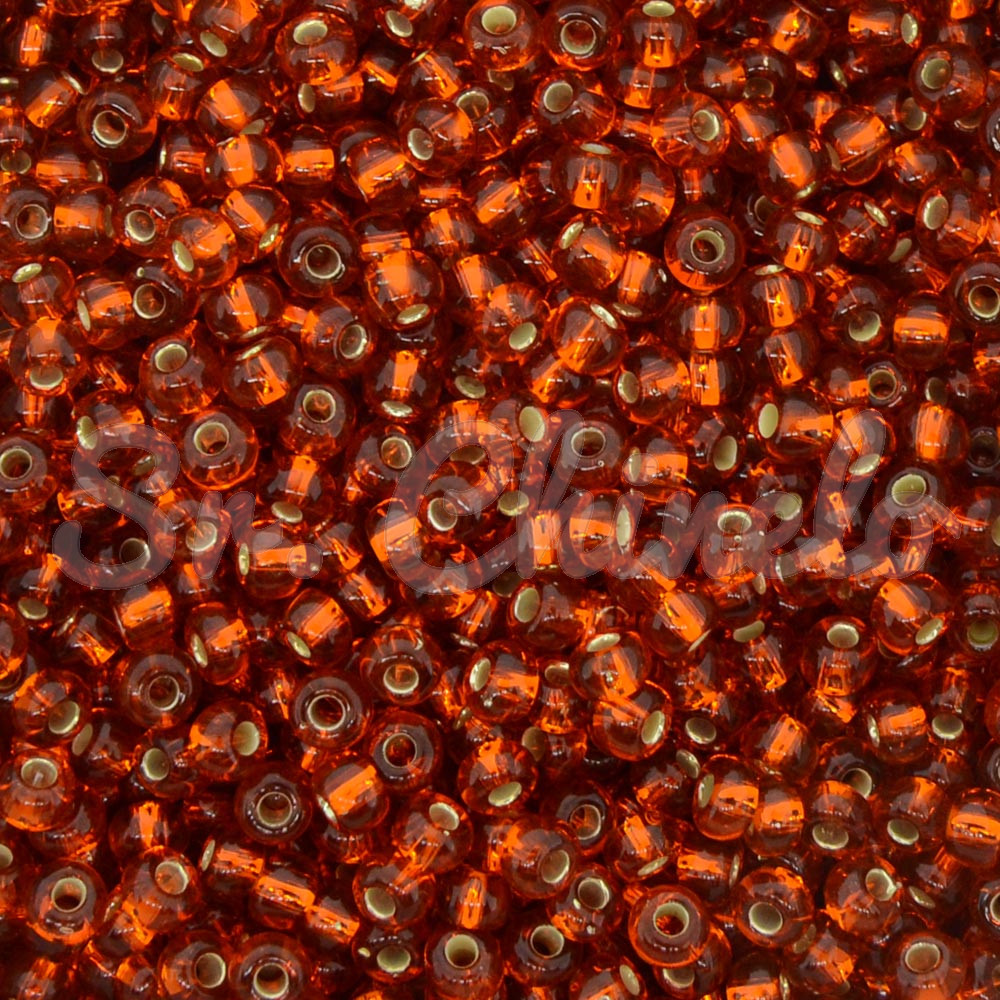 Miçangão Jablonex, 6/0, Laranja Transparente