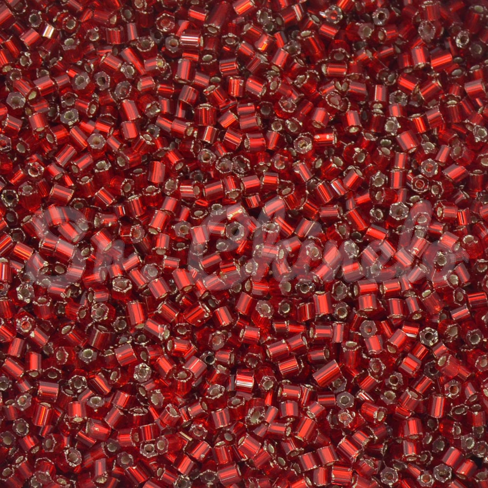 Vidrilho Jablonex, 2x9/0, Vermelho Transparente