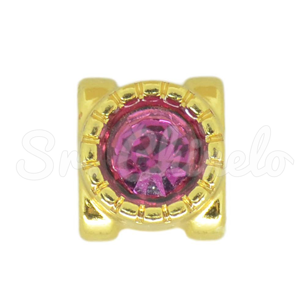 Passante, Ponto de Luz, Ouro, Fuchsia