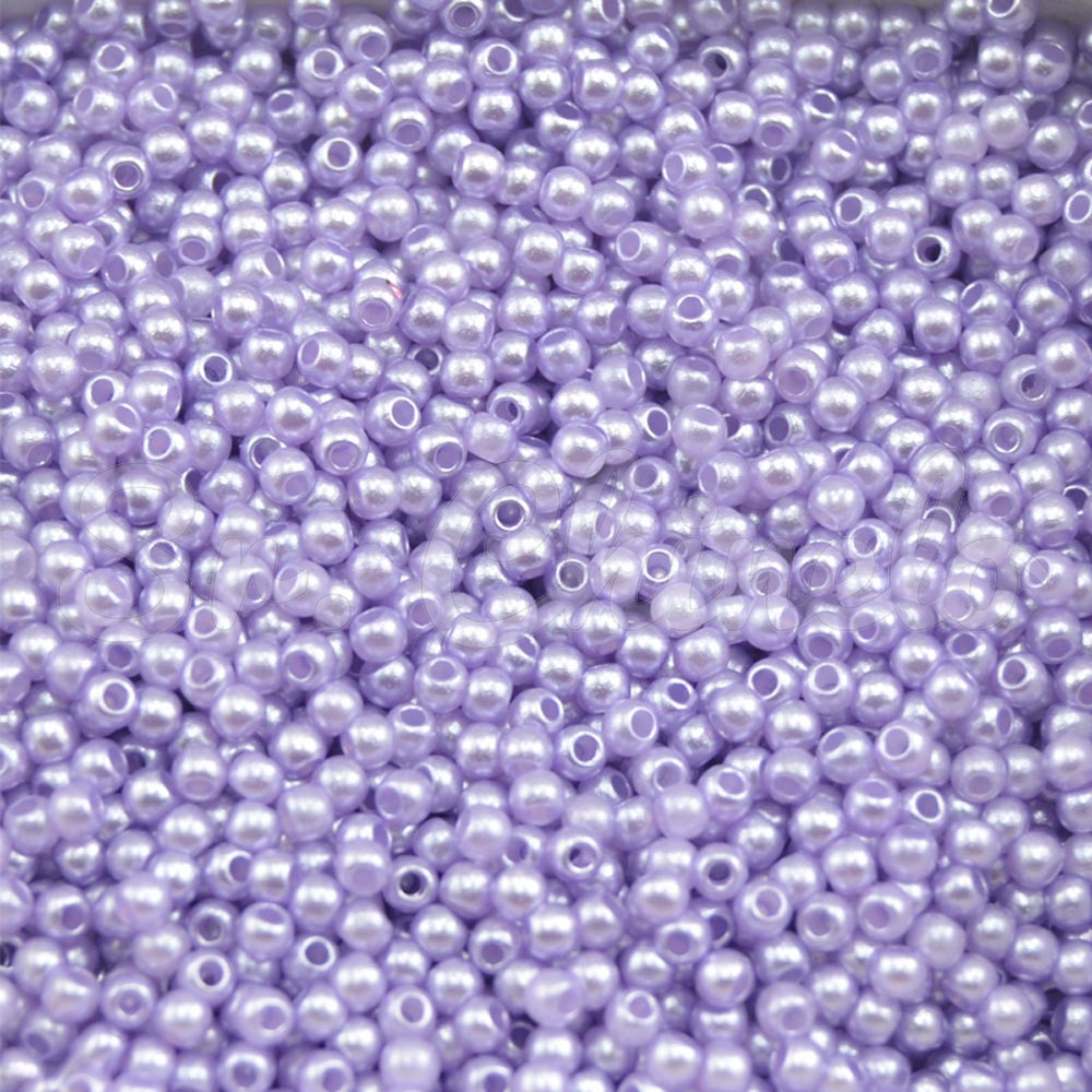 Pérola ABS, 03mm, Lilás