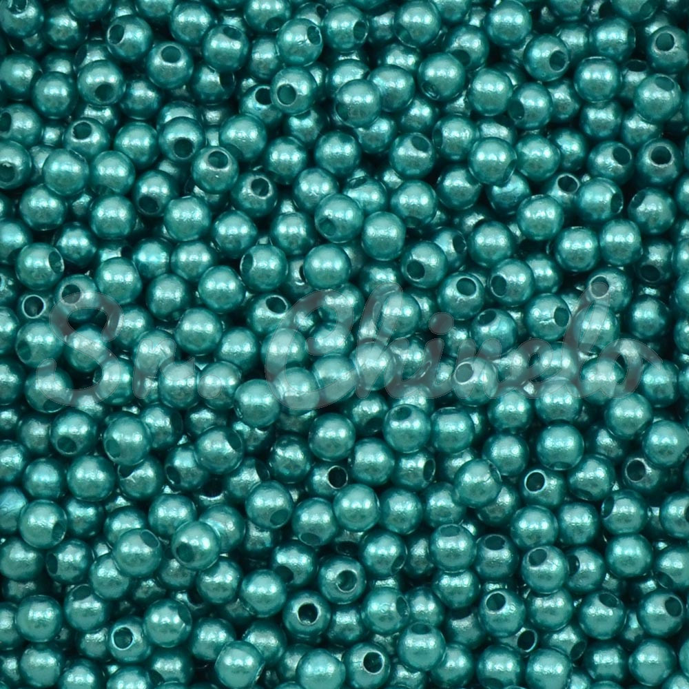 Pérola ABS, 04mm, Verde Kentucky