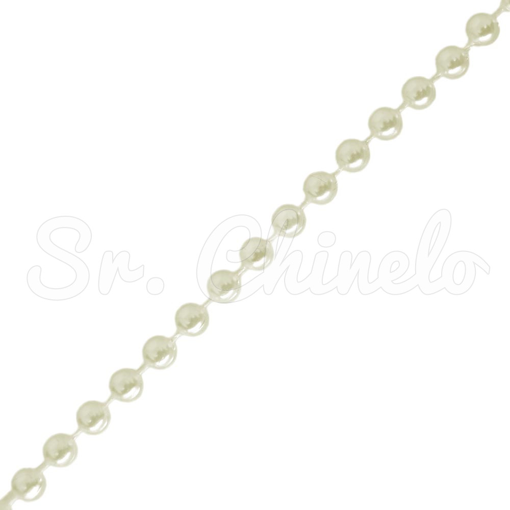 Fio de Pérola, 04mm, Creme