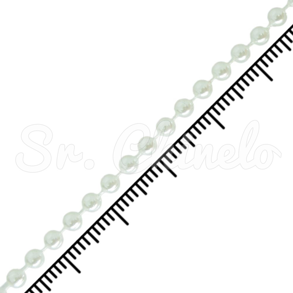 Fio de Pérola, 04mm, Branco