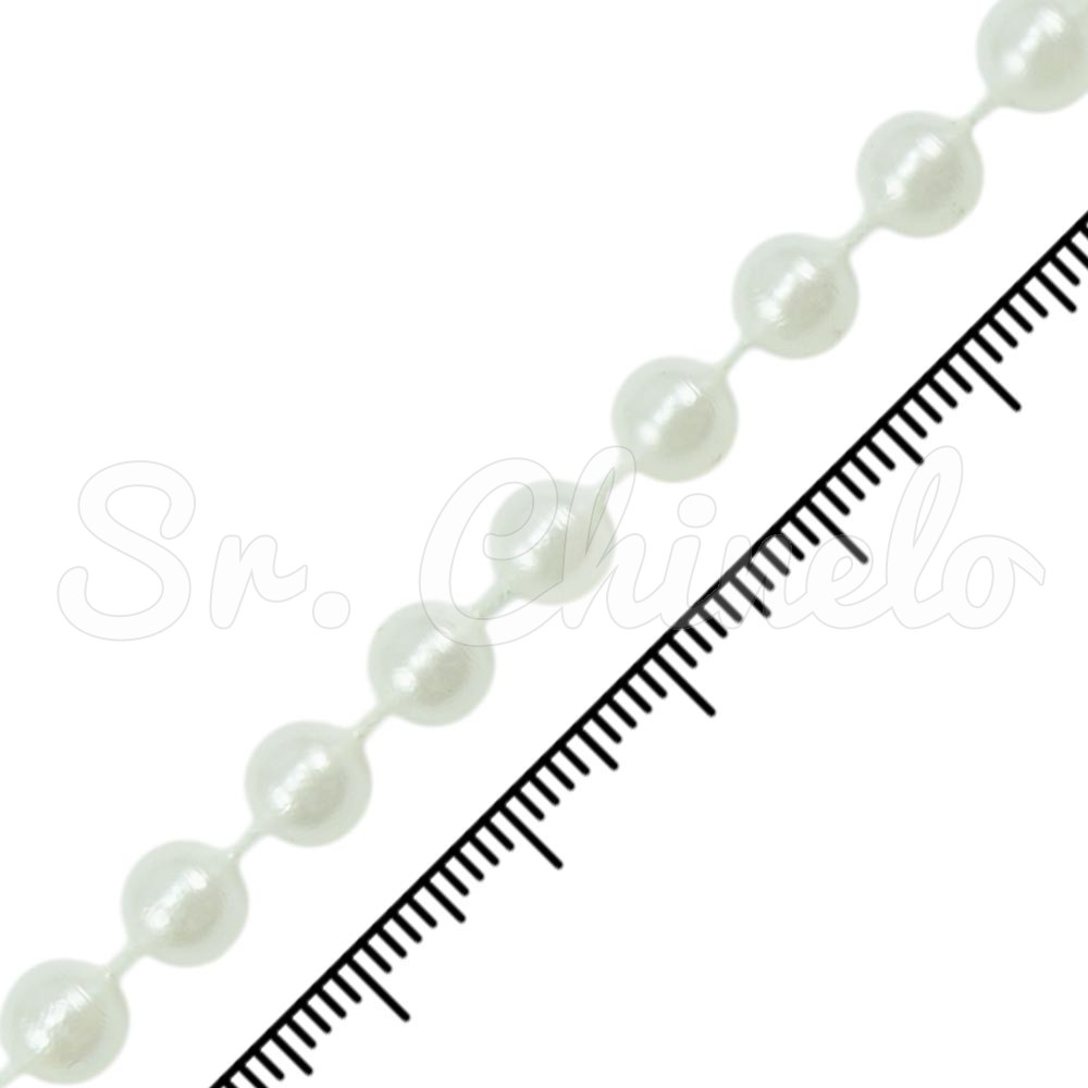 Fio de Pérola, 06mm, Branco
