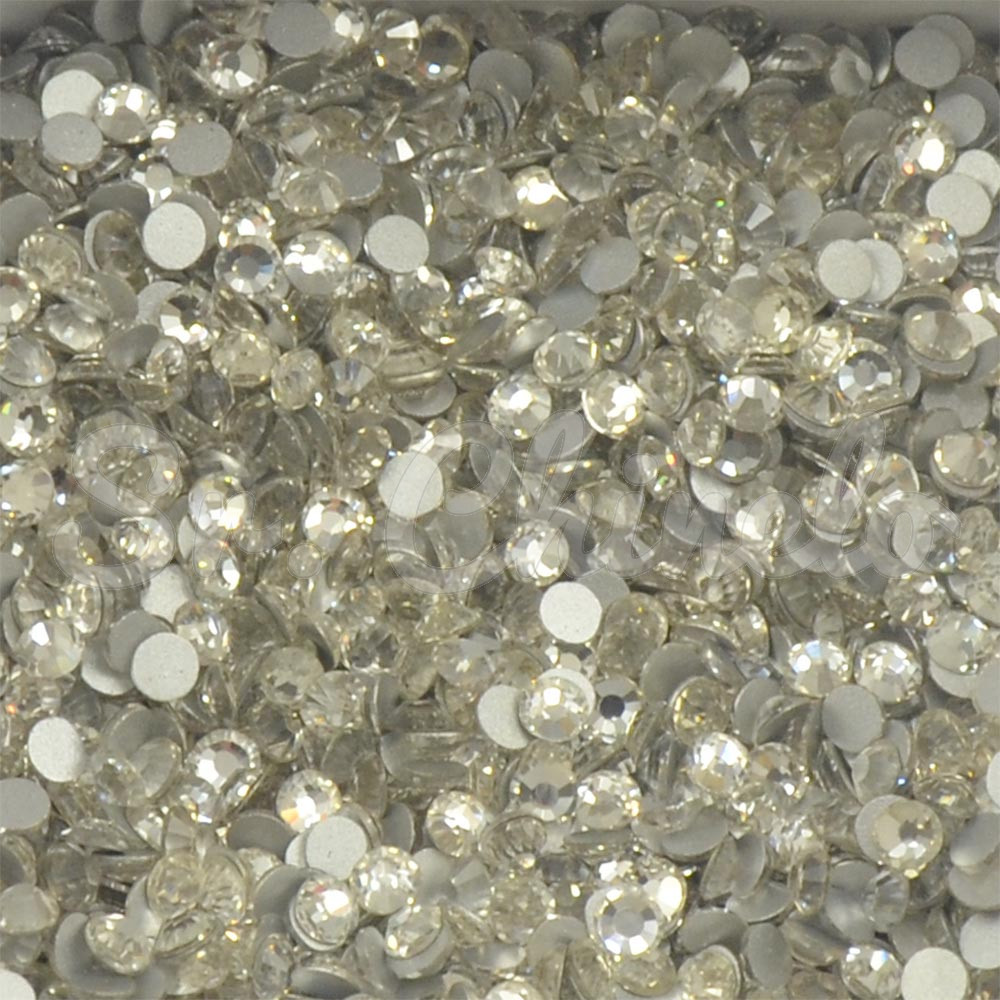 Strass de Base Reta, SS16, Cristal