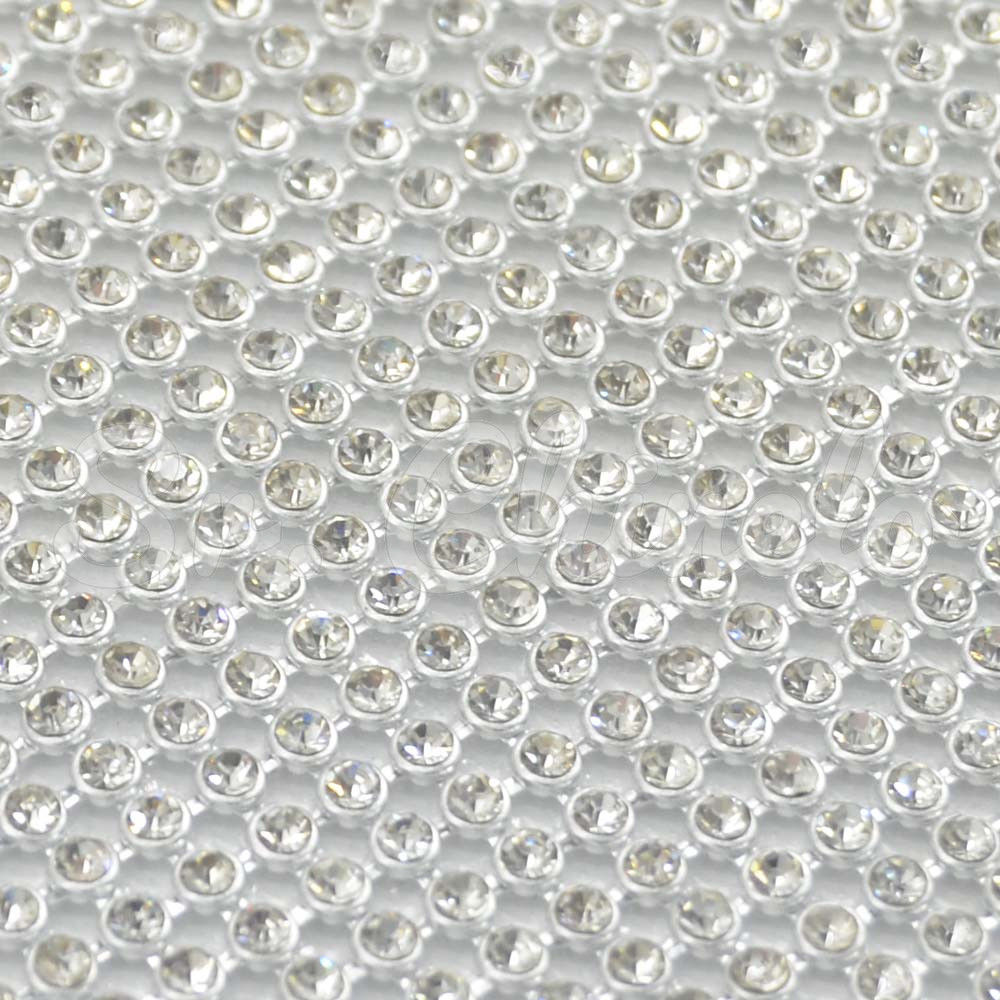 Manta de Strass, Prata, Cristal