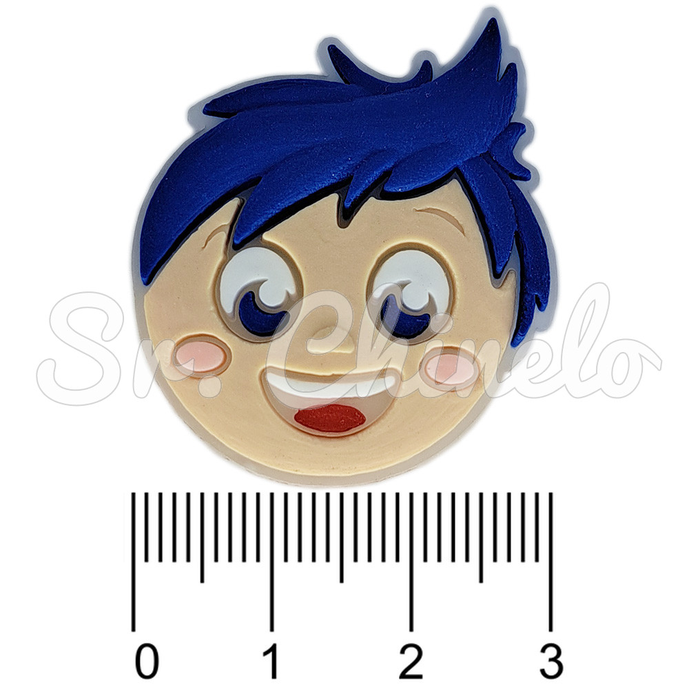 Aplique de Borracha, Divertida Mente, Alegria