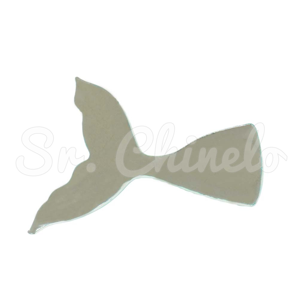 Aplique, Cauda de Sereia, Resina, Amarelo