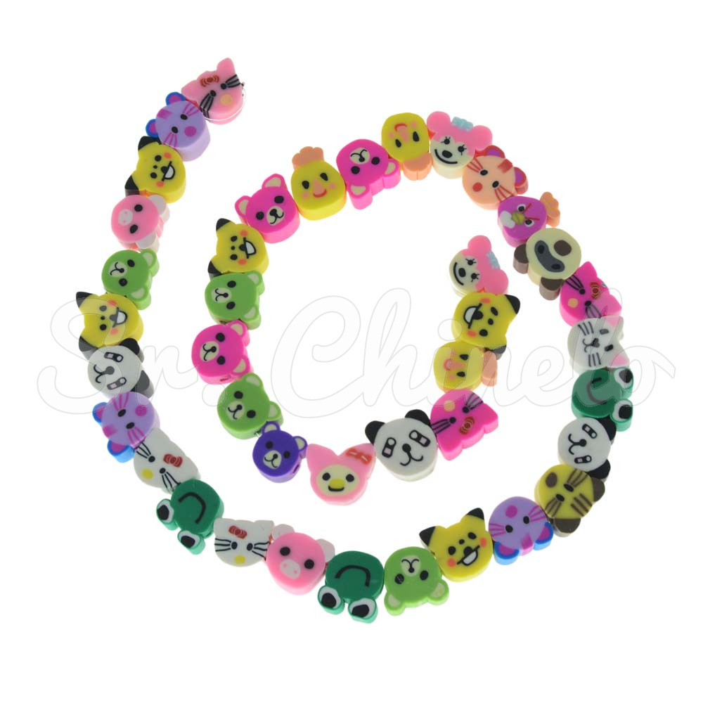 Fio de Fimo Emborrachado, Bichinhos, Colorido