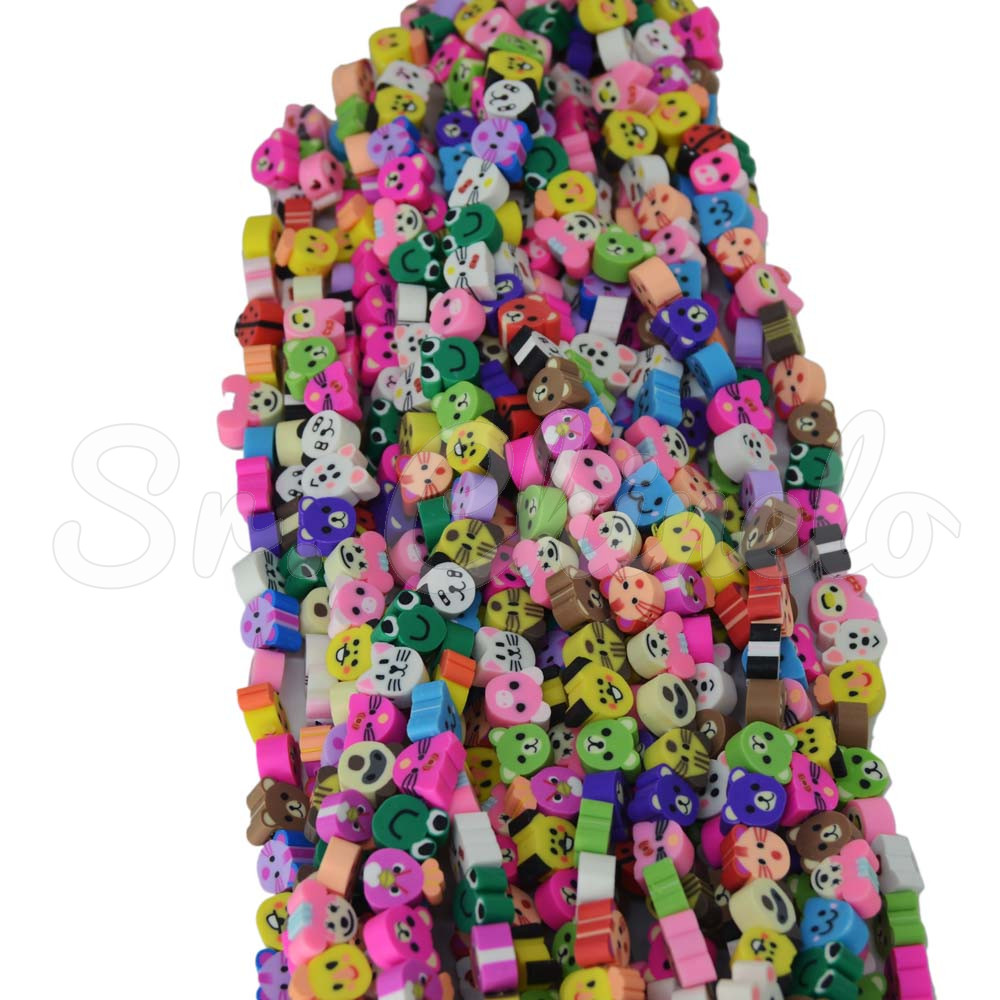 Fio de Fimo Emborrachado, Bichinhos, Colorido