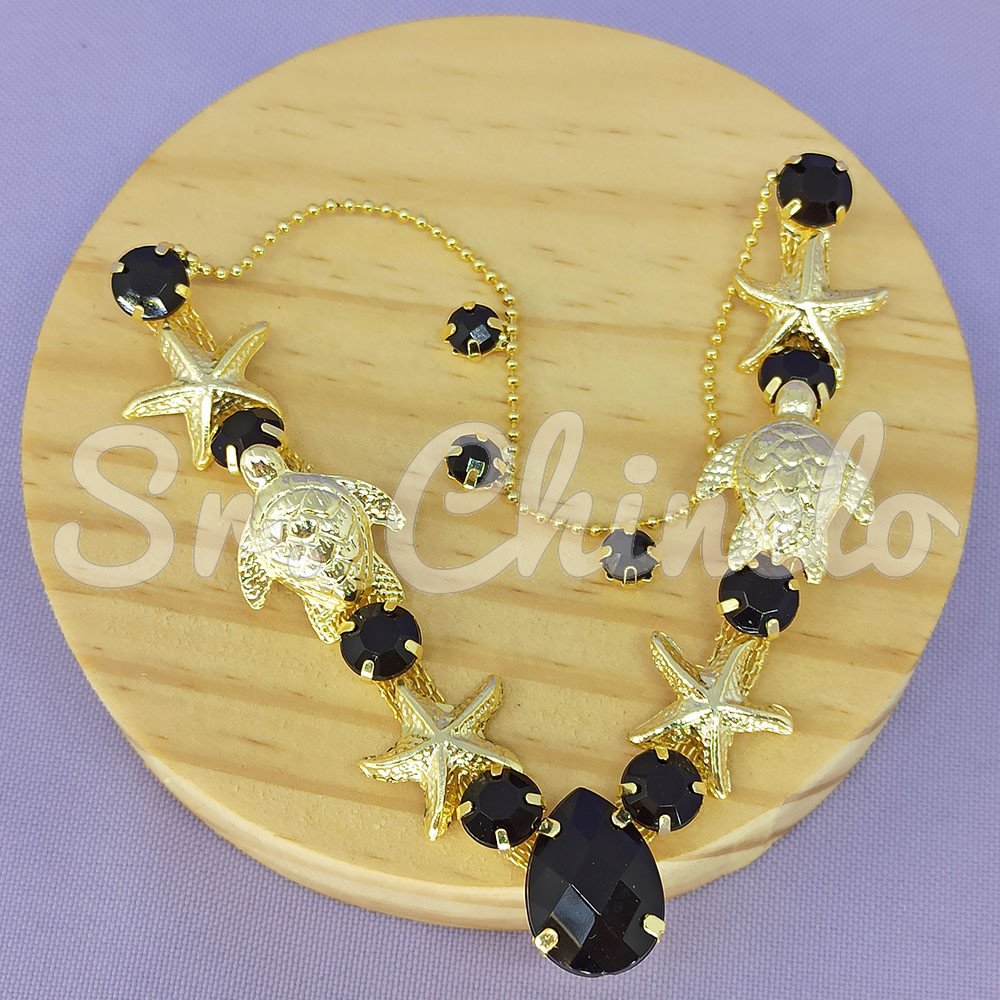 Cabedal Marjorie, Banhado, Preto