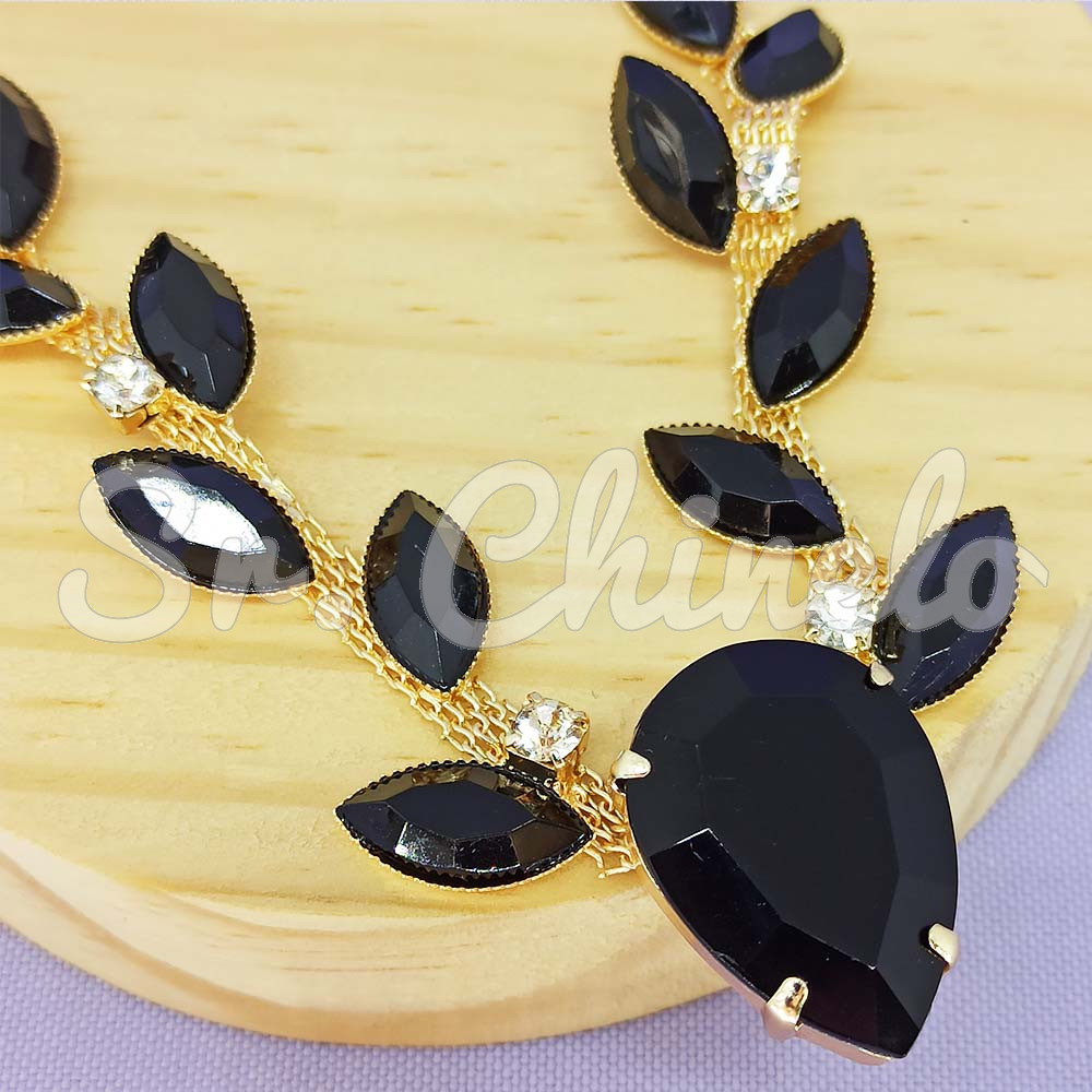 Cabedal Ariane, Banhado, Preto