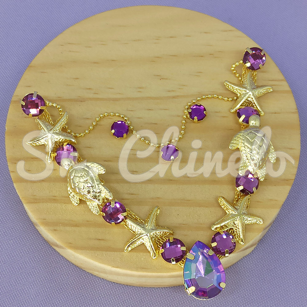 Cabedal Marjorie, Banhado, Roxo