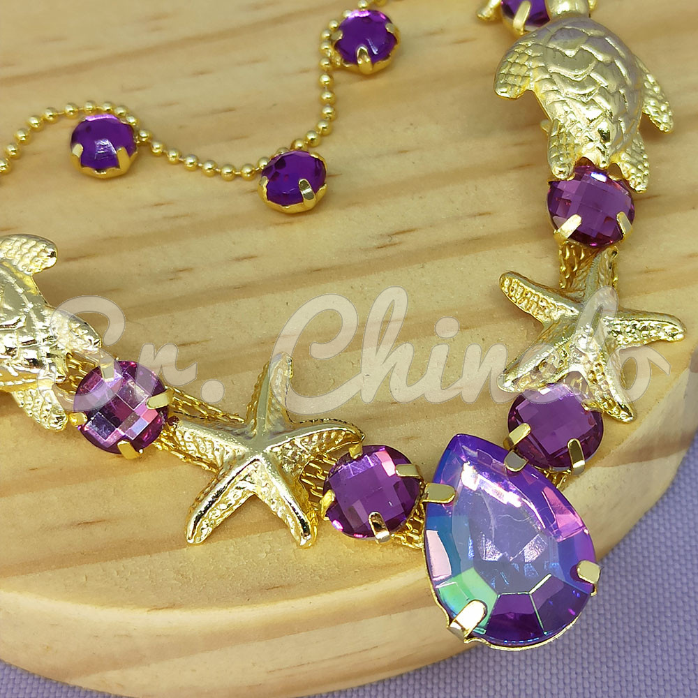 Cabedal Marjorie, Banhado, Roxo