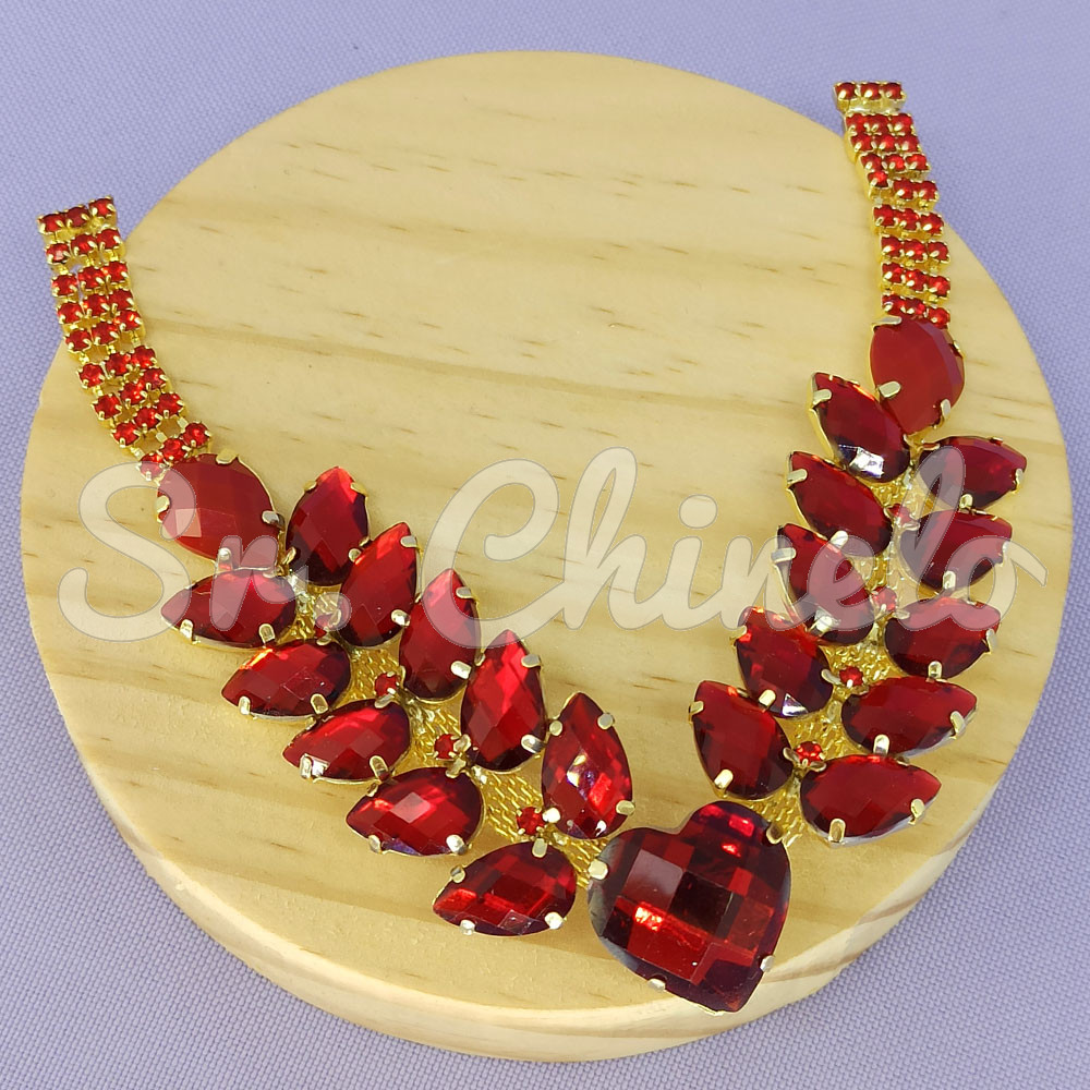 Cabedal Aurora, Banhado, Rebite, Vermelho