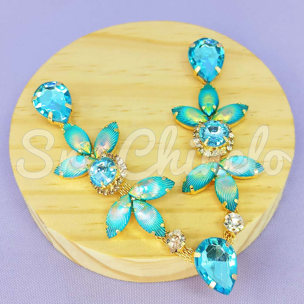 Cabedal Monica, Banhado, Rebite, Tiffany Sereia