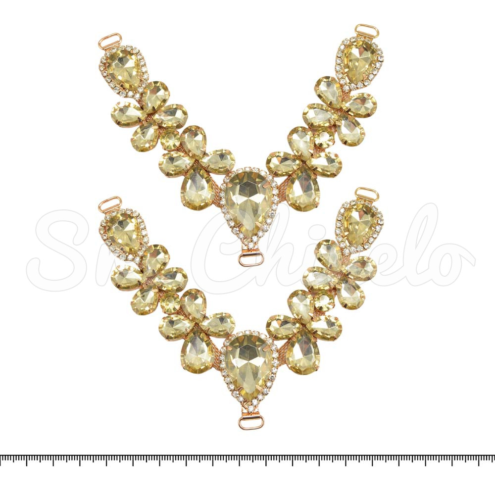 Kit Cabedais Londres, Dourado