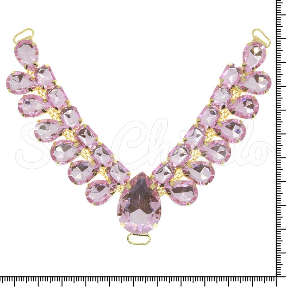 Cabedal Adele, Passante, Rosa Claro