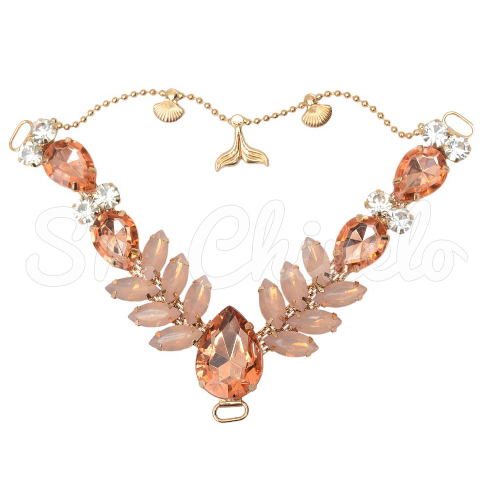 Cabedal Iara, Passante, Correntinha Rabo de Sereia, Salmão/Salmão Jateado