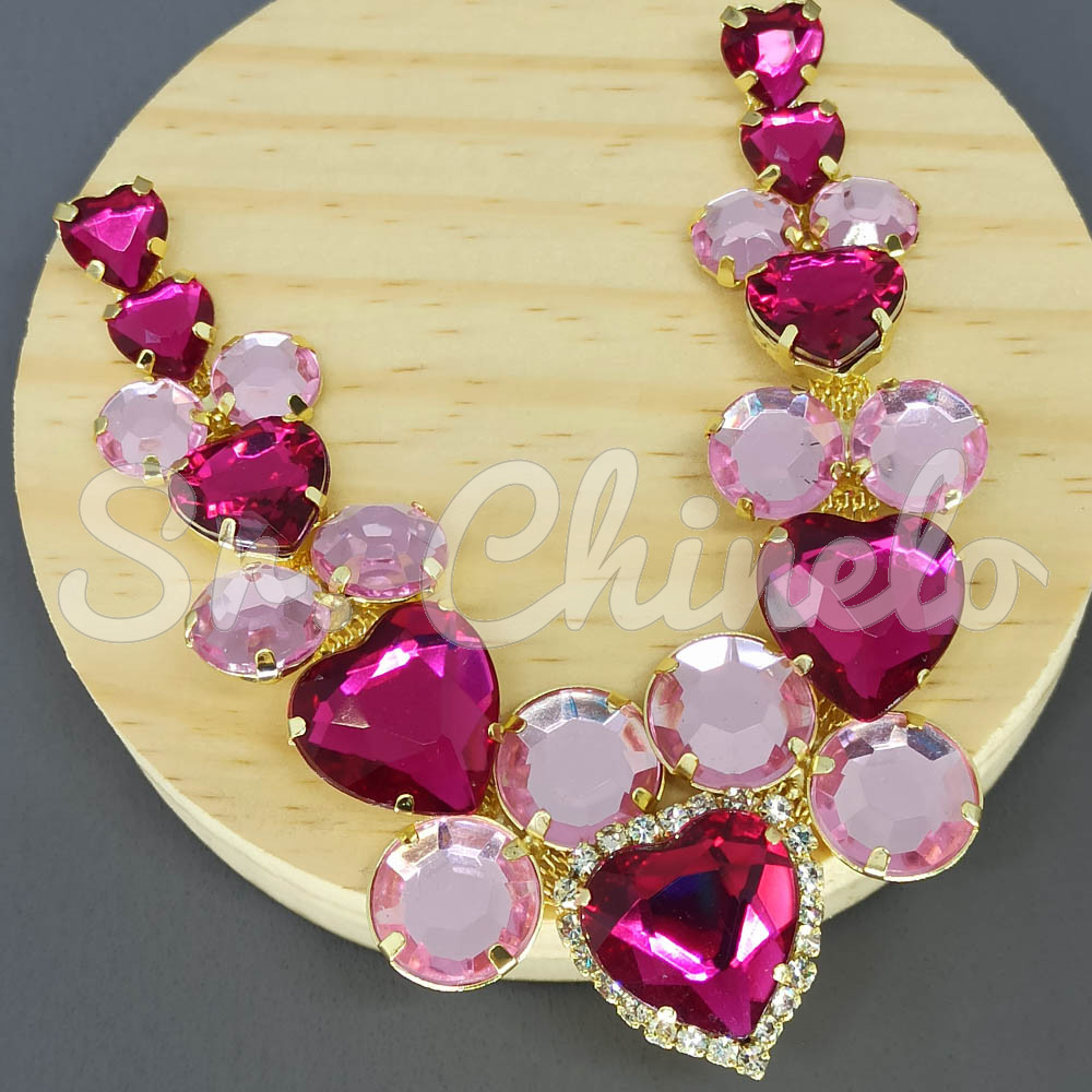 Cabedal Laura, Banhado, Pink/Rosa Claro