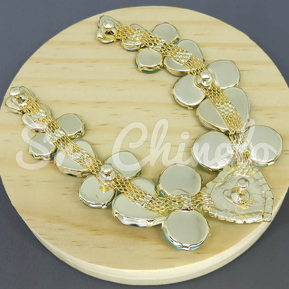 Cabedal Laura, Banhado, Turquesa/Tiffany