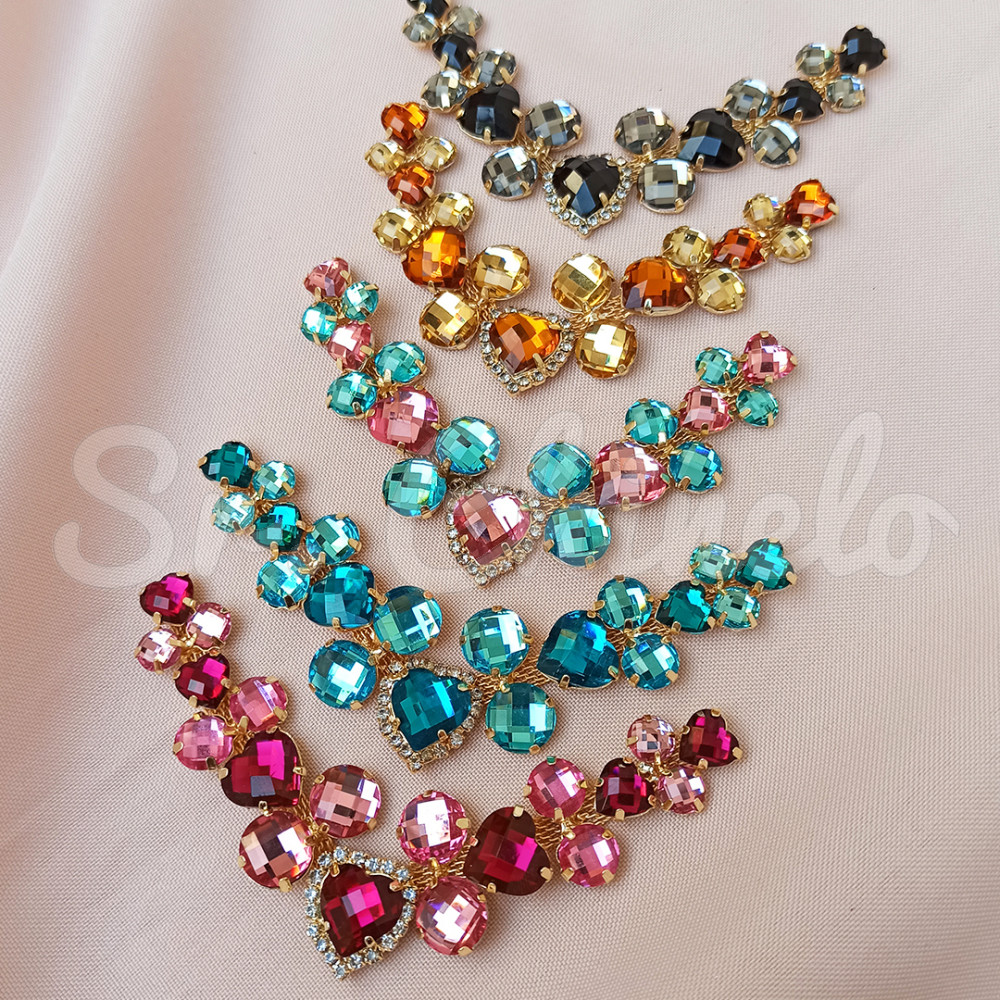 Cabedal Infantil Laura, Banhado, Rebite, Turquesa/Tiffany