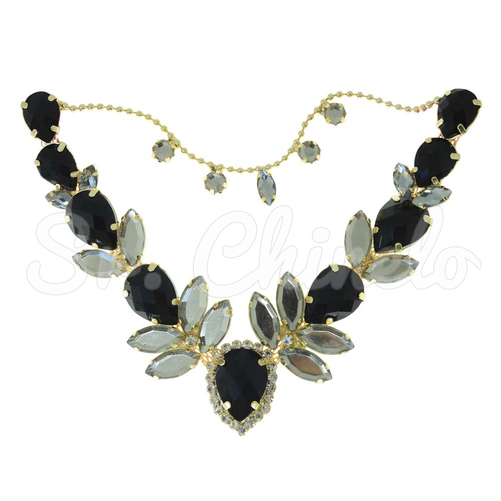 Cabedal Alana, Banhado, Preto/Fumê