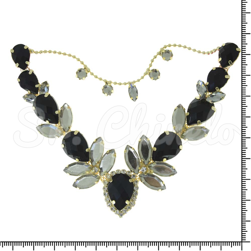 Cabedal Alana, Banhado, Preto/Fumê