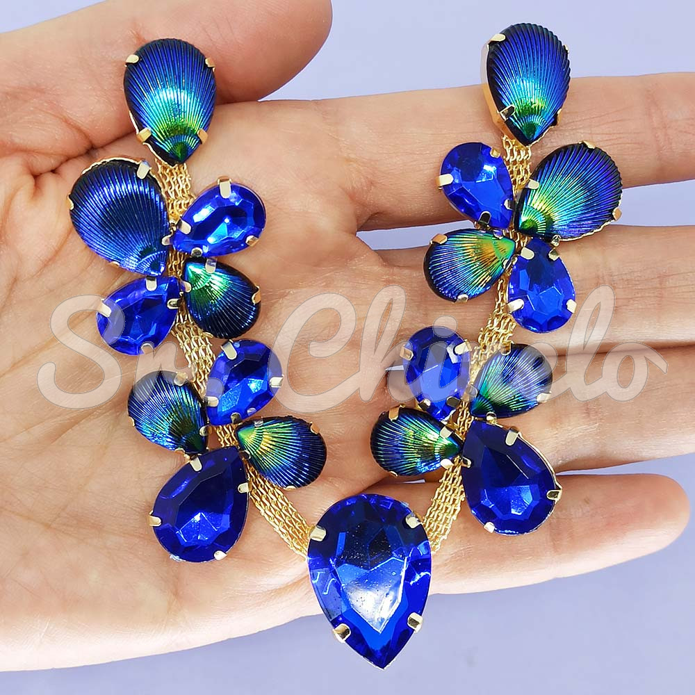 Cabedal Mel, Banhado, Sereia, Azul Royal