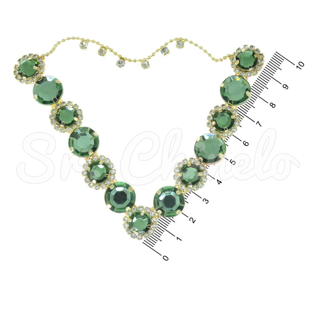 Cabedal Paula, Banhado, Rebite, Verde Vintage