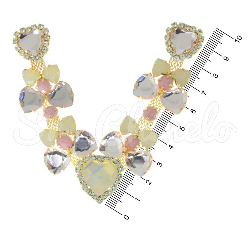 Cabedal Elisa, Banhado, Rebite, Nude/Rosé