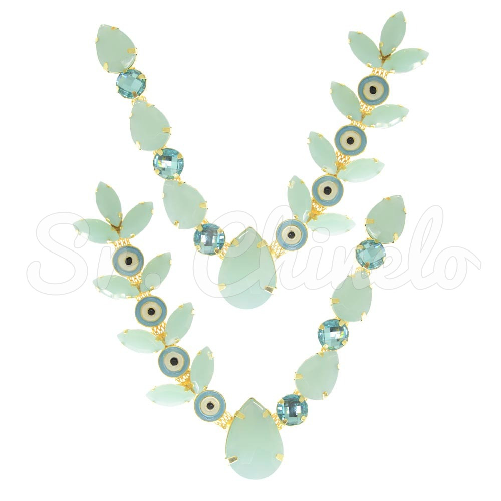 Cabedal Olho Grego, Banhado, Rebite, Menta