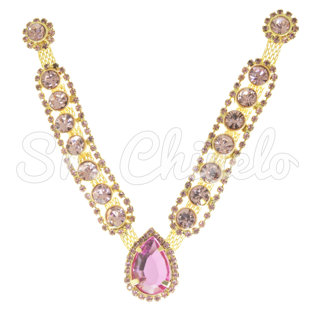 Cabedal Natália, Banhado, Rebite, Rosa Claro