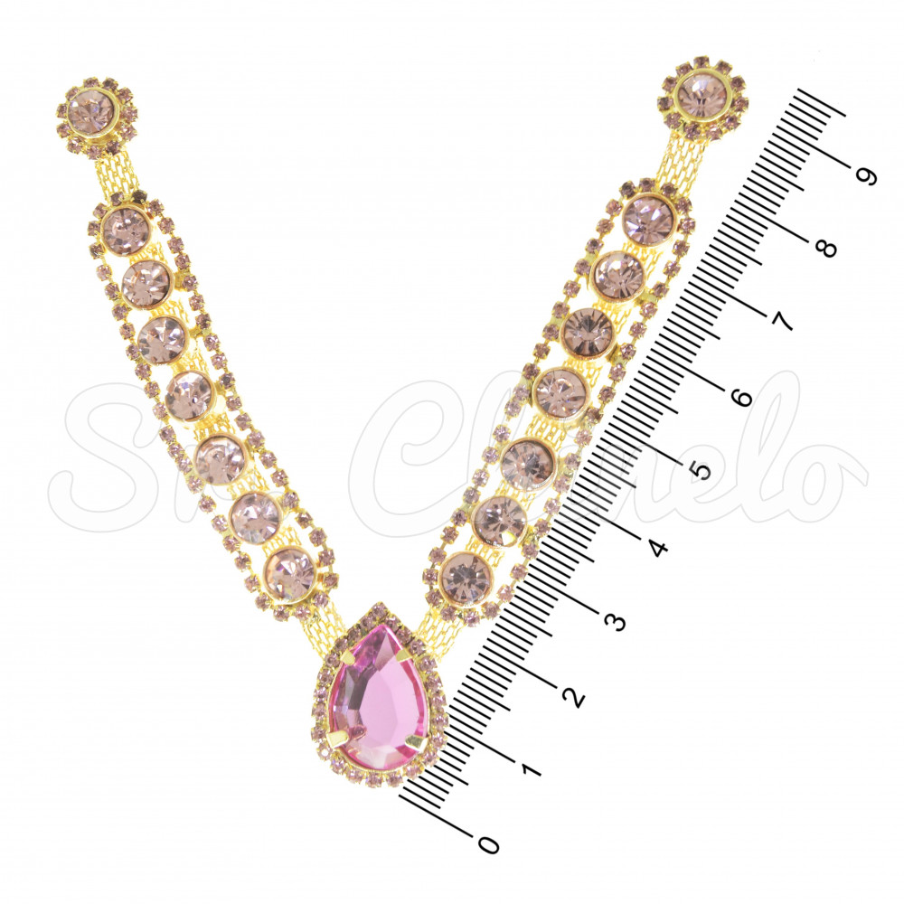 Cabedal Natália, Banhado, Rebite, Rosa Claro